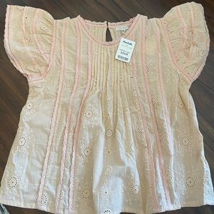jennifer & grace Eyelet Top